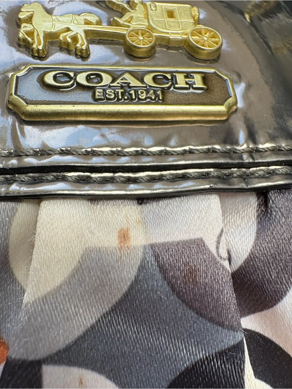 Coach Amanda Graphic Op Art Mini Satchel 12929